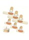 Cartoon Potato Chip Bag Clips - Heavy Duty Plastic Food Sealer Clips for Snacks, Bread, Candy (3 Large &amp; 3 Small) - Airtight Kitchen Storage Clamps with Non-Slip Grip
