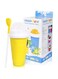 DIY Slushie Maker Cup - TIK TOK Quick Frozen Magic Cup, Double Layers Slushie Cup, DIY Homemade Squeeze Icy Cup, Fasting Cooling Make And Serve Slushy Cup For Milk Shake, Smoothies, Slushies - Yellow