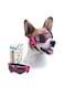 PETLESO Dog Goggles Small Breed, UV Protection Dog Sunglasses Medium Breed Dog Goggles for Medium Dog Outdoor Riding Driving, Medium Pink