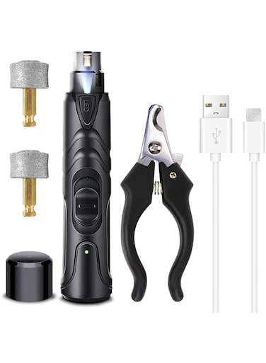 Senbos Dog Nail Clippers, Dog Nail Grinders with Clippers, Electric Nail Clippers for Small Pets Such as Cats and Dogs