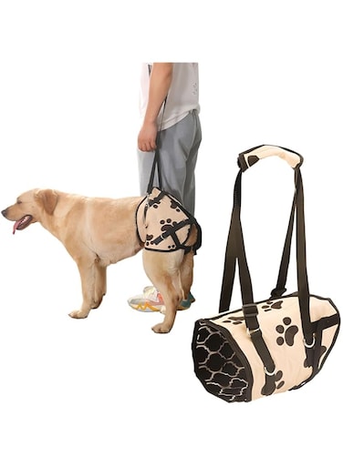 NALACAL Adjustable Dog Lift Harness, Dog Lifting Harness for Rear Legs, Support and Rehab Harness for Weak Rear Legs, Pulling Vest Sling for Old, Disabled, Arthritis Dogs, Nylon-wrapped Sponge