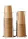 Dispenser Paper Water Disposable Cup Holder Pull Type, Anti-Dust Wall Mount Automatic Plastic Cups Rack Box Container for Home Office