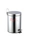 Stainless Steel Pedal Trash Can with Lid - Silent Close &amp; Anti-Odor   Hands-Free Foot Pedal Bin for Bathroom, Kitchen, Bedroom, Office - Durable &amp; Rust-Resistant Waste Bin (7 Liters)