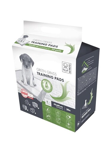M-PETS Green Grass Training Pads 45x60cm 30 Pack