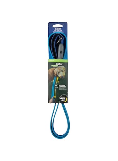 Nite Ize Nitedog Rechargeable Led Leash, Usb Rechargeable 5 Foot Light Up Dog Leash W/Padded Handle, Blue