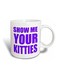 Show Me Your Kitties Printed Magic Transforming Mug White/Purple