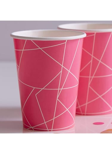 Ginger Ray Neon Pink Cups