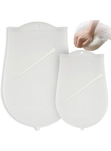 Kneading Bag, Silicone Kneading Dough Bag,Food Grade Material,Versatile Dough Mixer for Bread, Pastry, Pizza &amp; Tortilla,Flour-mixing Bag Preservation Bag,Cooking Tool