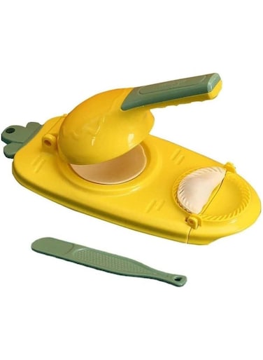 in 1 Dumpling Maker, Kitchen Dumpling Making Tool, Tortilla Dough Presser Dumpling Skin Maker, Dumpling Maker Manual Wrapper Making Plastic Mold Dough Pressing Tool
