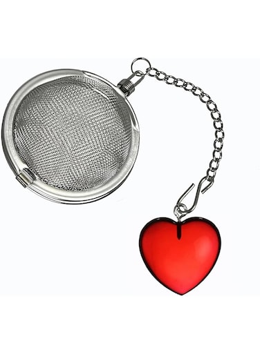 Prodyne Heart Charm Stainless Steel, Tea Ball Infuser