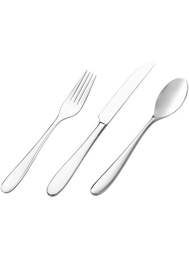 Restaurantware-Sovereign 9.3 Inch Dinner Knives, 2 Heavy-Duty Table Knives - 13/0 Stainless Steel, Dishwashable, Stainless Steel Eating Knives, Dinner Knives, For Homes Or Restaurants