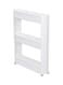 Pantry Rack With 3 Large Storage Baskets White 71x52x12cm