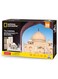 Cubicfun National Geographic 3D Puzzle For Adults Kids Taj Mahal India Architecture Jigsaw Building Model Kit With Booklet Gifts Woman Men, 87 Pieces, Ds0981H
