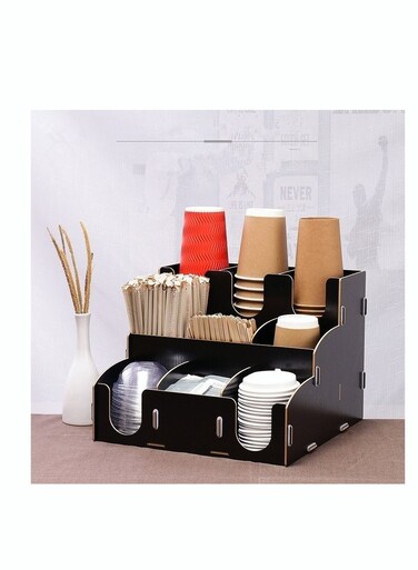 Coffee Station and Cup Organizer,Coffee Bar Accessories Organizer for Countertop