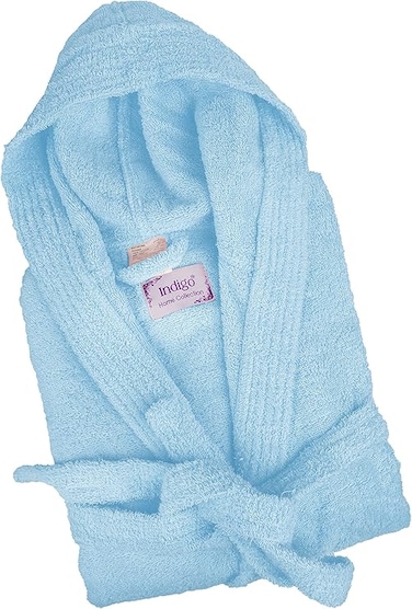 Bliss Casa - Unisex Hooded Bathrobe - 100% Cotton Super Soft Highly Absorbent Bathrobes For Women &amp; Men- Perfect for Everyday Use Unisex Adult Beige Adult Size