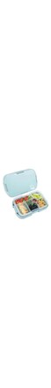 AMERTEER Bento Lunch Box for Kids School   6 Compartment Stainless Steel Leakproof Lunch Container   920ml Insulated Bento Box with Tableware &amp; Bag   BPA Free   Dishwasher &amp; Microwave Safe (Blue)