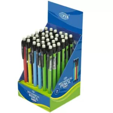 FIS Mechanical Pencils 0.7 mm Size, Pack of 36 Pcs. - FSMP-04