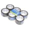 Pack of 6 Pieces Adhesive Tape Black