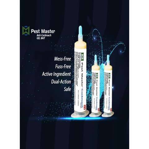 Pest Master Pack Of 3 Anti Cockroach Gel Bait 30g