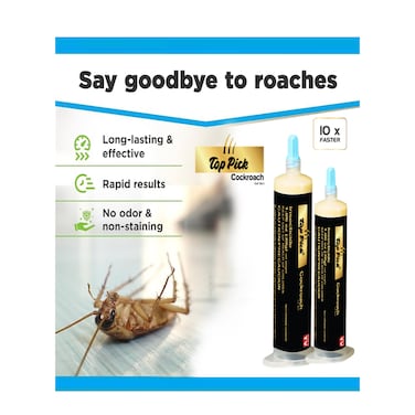 Post Toppick Say Goodbye To Roaches Pack Of 2 Gel Bait 30g