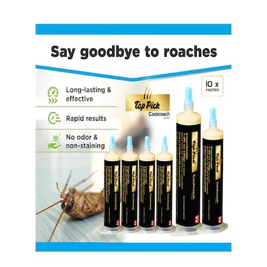 Syngenta Post Toppick Say Goodbye To Roaches Pack Of 6 Gel Bait 30g