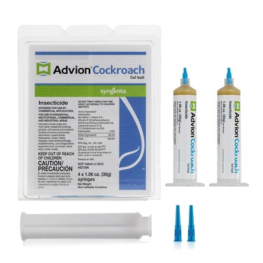 Advion Pack Of 2 Cockroach Gel Bait Indoor &amp; Outdoor Use 30g