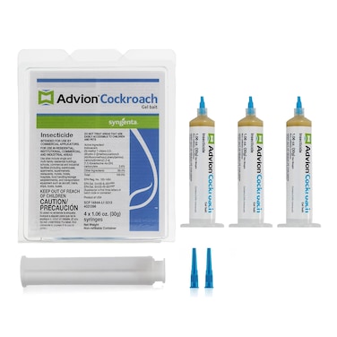 Advion Pack Of 3 Cockroach Gel Bait Indoor &amp; Outdoor Use 30g