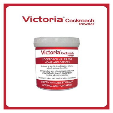 Victoria Roach Insect Pest Control Powder Indoor and Outdoor Use &amp; Other Major Cockroach Species