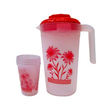 Jumbo Jug With 3 Piece Glass Set