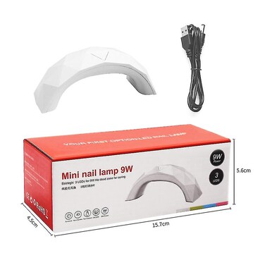 UV/3LED'S Mini Nail Lamp 9W