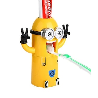 Minions Toothbrush Holder - Automatic Toothpaste Dispenser