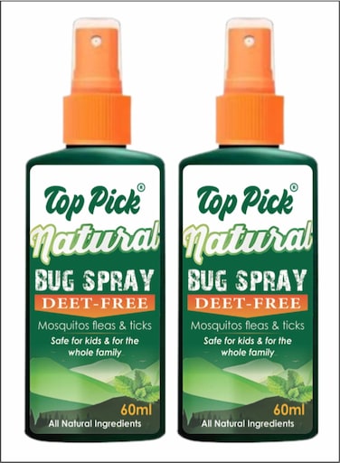 DEET-Free Bugs And Mosquito Repellent for Children and Adults (2Pcs)