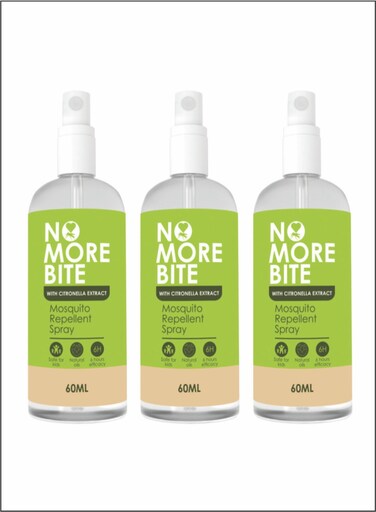 No More Bite - Mosquito Repellent with Citronella Extract Bundle of 3