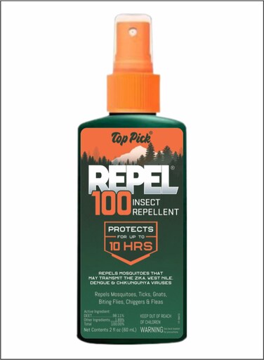 Advanced 10-Hour Insect Repellent - Protection from 100 Types of Insects