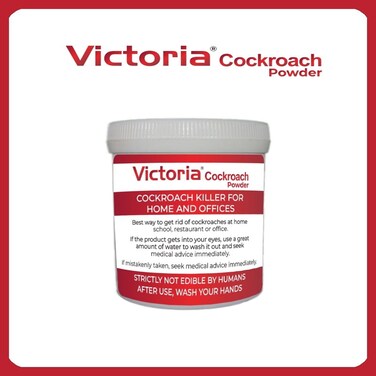 Victoria Roach Insect Pest Control Powder Indoor and Outdoor Use &amp; Other Major Cockroach Species