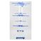 Heavy Duty Full Size Carbon Steel 3-Tier Cloth Drying Rack, Laundry Rack, Blue/Silver
