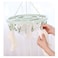 Portable Cloth Hanger with Clips and Drip Laundry Drying Hanger Rack with 24 Strong
