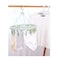 Portable Cloth Hanger with Clips and Drip Laundry Drying Hanger Rack with 24 Strong