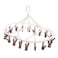 Laundry Hanger Drying Rack Foldable Clip and Drip Hanger with 18 Clips
