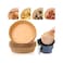 100 Pieces Disposable Non Stick Parchment Paper for Air Fryer 16cm Brown
