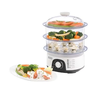Food Steamer With 3 Tier And Timer 775 W HS6000-B5 White