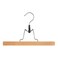 5Five Wood Clip Hanger (25 x 2.5 x 16.3 cm, 3 Pc.)