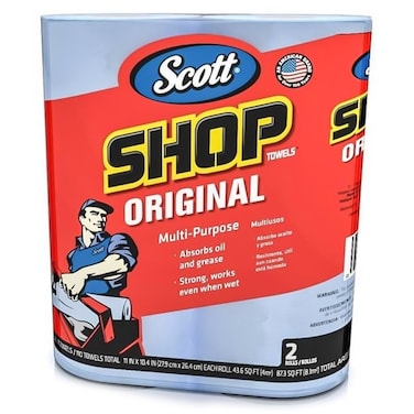 Scott Multipurpose Shop Towels (Pack of 2, Blue)