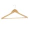 Wooden Flat Hanger W/ Round Bar (44.5 cm, 8 pcs)