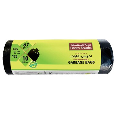 Enviro Shield Plastic Trash Bag Roll (250 L, 10 Pc.)