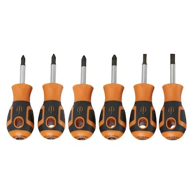 Magnusson Stubby Screwdriver Set, SCS17 (6 Pc.)