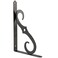 Ace Ornamental Shelf Bracket (25.4 x 17.8 cm, Black)