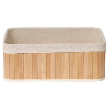Tendance Bamboo Rectangular Basket (38 x 26 x 14.5 cm)
