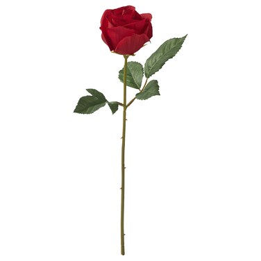 Artificial Flower In/Outdoor/Rose Red 40cm