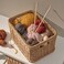 Basket Plastic Rattan 25X35X20cm